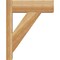 Ekena Millwork Traditional Block Rough Sawn Outlooker, Western Red Cedar, 6"W x 16"D x 20"H OUT06X16X20TRA05RWR - alternate 3